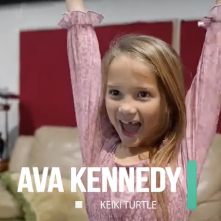 Happy Ava Kalea Featured in Behind the Scenes of Turtle Tales